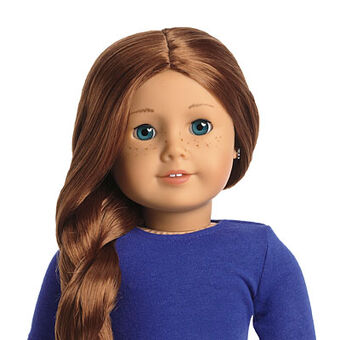 american girl doll red hair blue eyes freckles