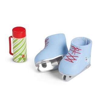american girl ice skating set