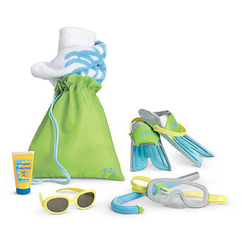 american girl snorkel set