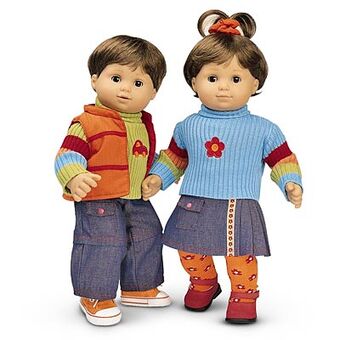 american girl bitty twins boy girl