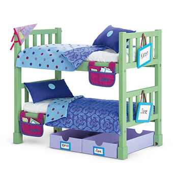 american girl doll bunk bed set