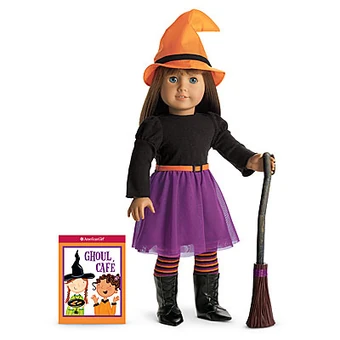 american girl doll witch costume