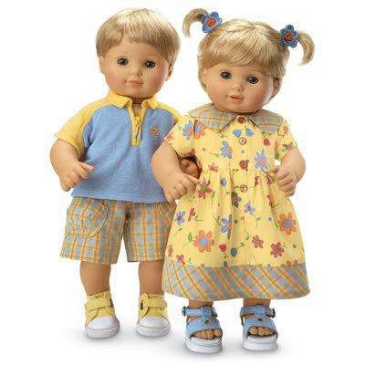 american girl bitty twins boy girl