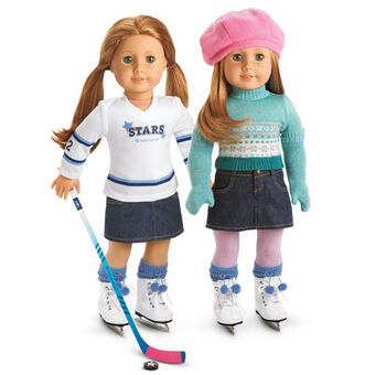 american girl doll ice skating outfit