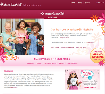 american girl website down