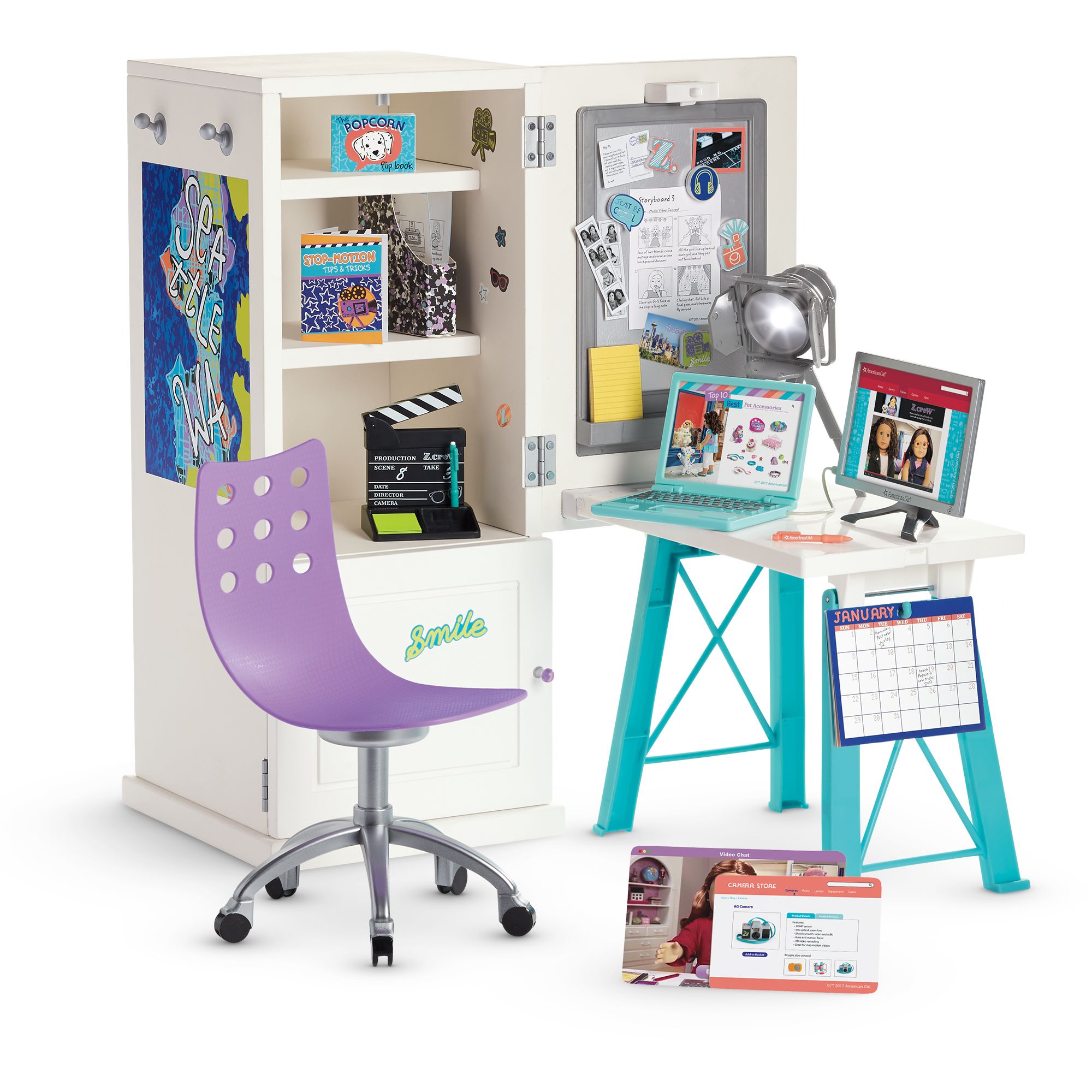 american girl desk and chair