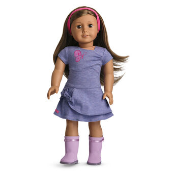 american girl purple dress