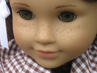 american girl doll with freckles