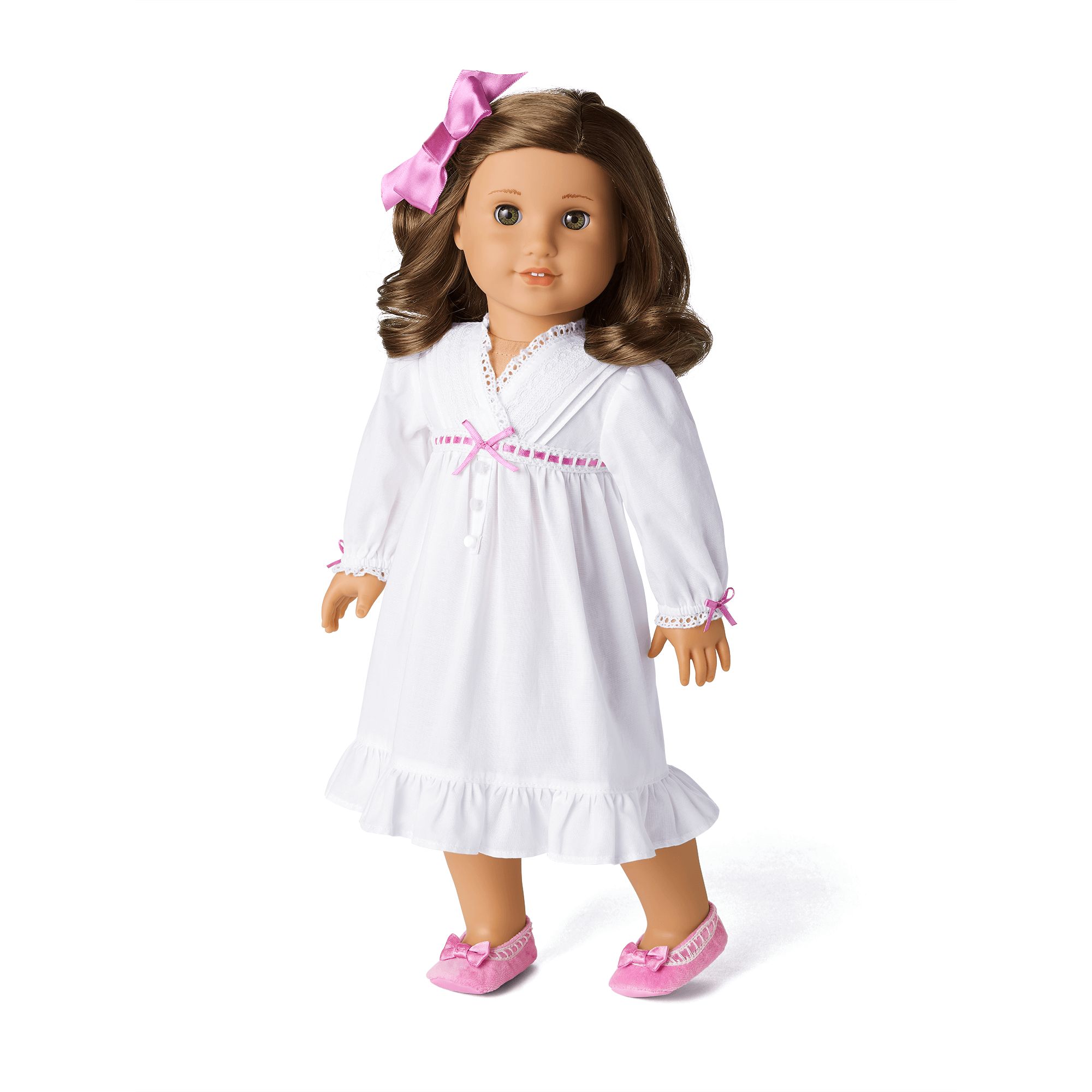 New American Girl Nellie HAIRBOW For Holiday Dress Outfit Molly Rebecca Samantha