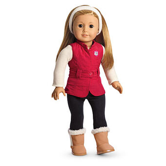 american girl doll winter outfit