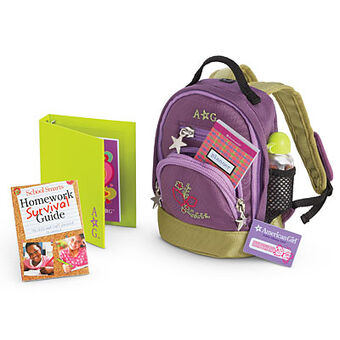 american girl doll school bag