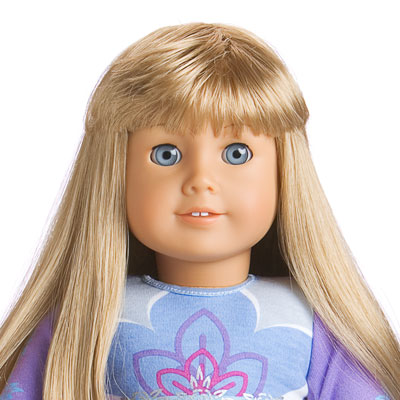 18 inch doll blonde hair blue eyes