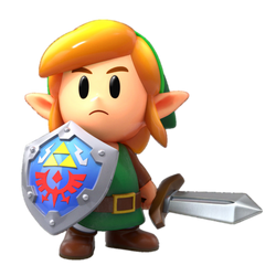 Link en The Legend of Zelda Link's Awakening