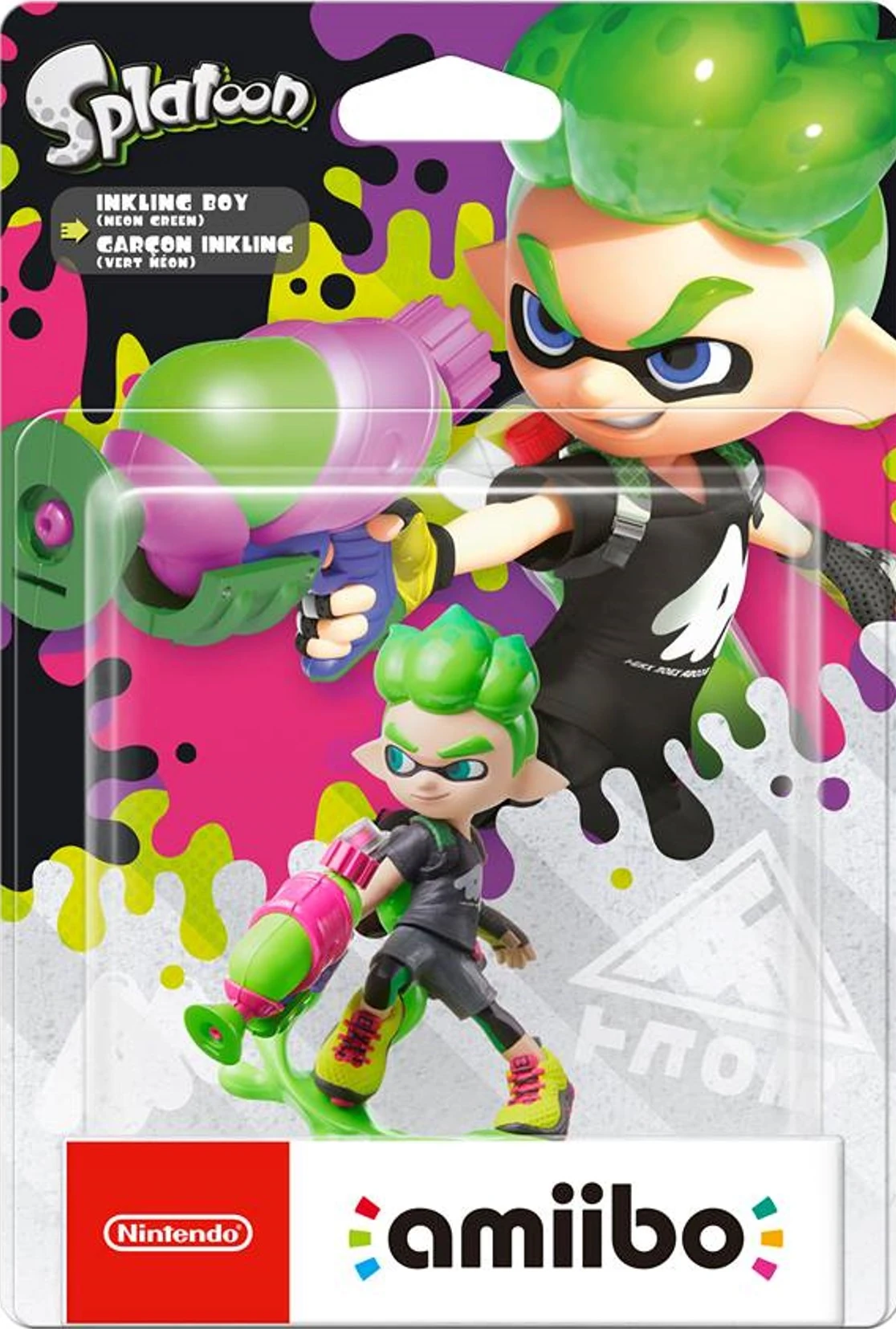 Inkling Chico Verde Neon Splatoon Amiibopedia Fandom