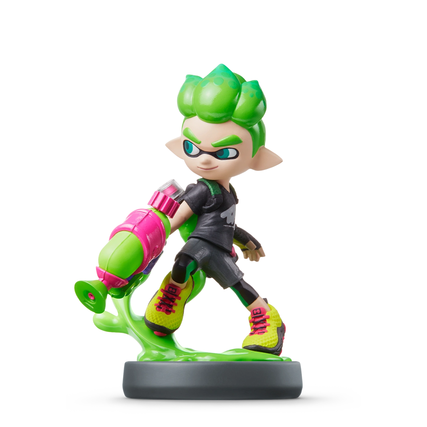Inkling Chico Verde Neon Splatoon Amiibopedia Fandom