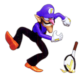 Waluigi en Mario Tennis