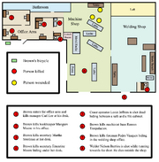 Map Bob Moore's Welding Shop 1982