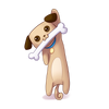 Filhote de Cachorro de Pelúcia