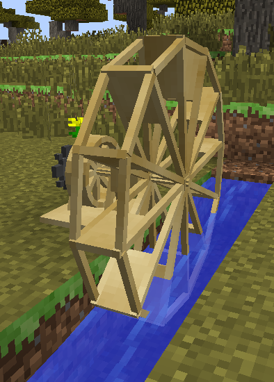 Waterwheel Generator  Minecraft Ancient Warfare Wiki 