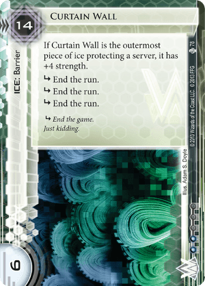 Curtain Wall Android Netrunner Comprehensive Unofficial Rules