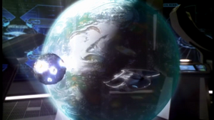 Wikia Andromeda - Simulation of Andromeda destroying Phrynia's moon