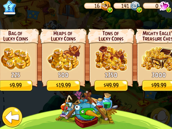 angry birds friends coin codes