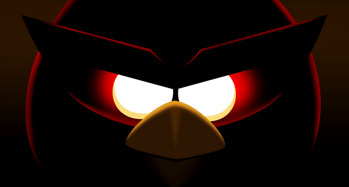 Angry Birds Space Dark Flaming Eyes HD Wallpaper-Vvallpaper.Net