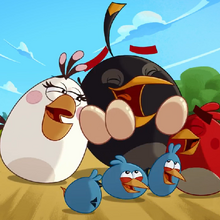 Red Chuck Bomb The Blues Matilda The Five Flock Members And
