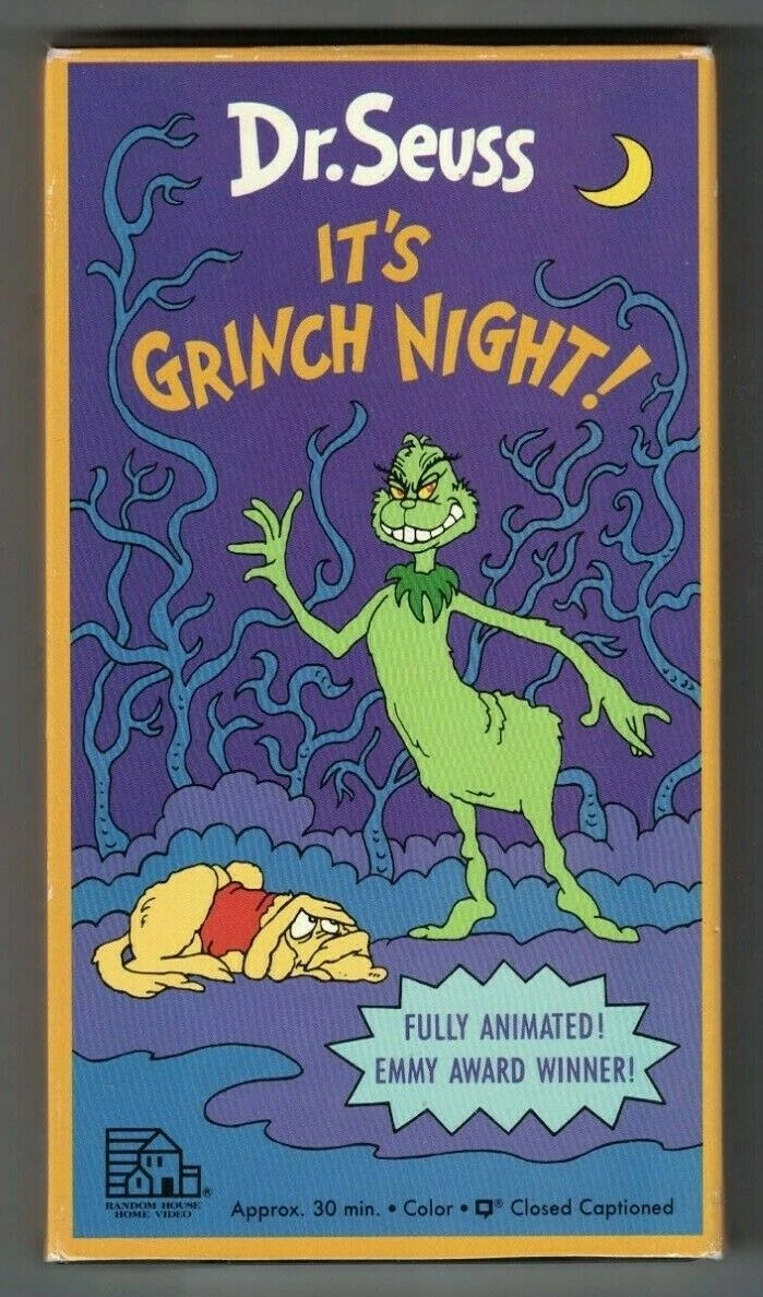 Dr. Seuss Halloween is Grinch Night (1985-1998 VHS)  Angry Grandpa's Media Library Wiki  Fandom