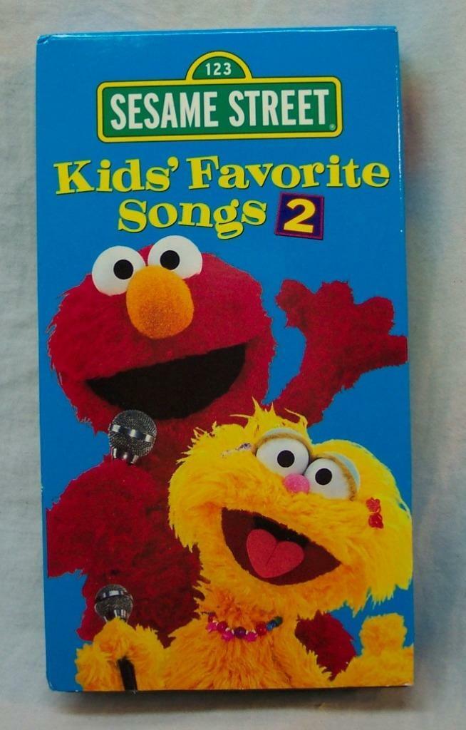 Sesame Street Kids Favorite Songs 2 Vhs Ebay