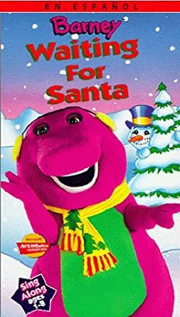 Barney Waiting For Santa 1990 1998 Vhs Angry Grandpa S Media
