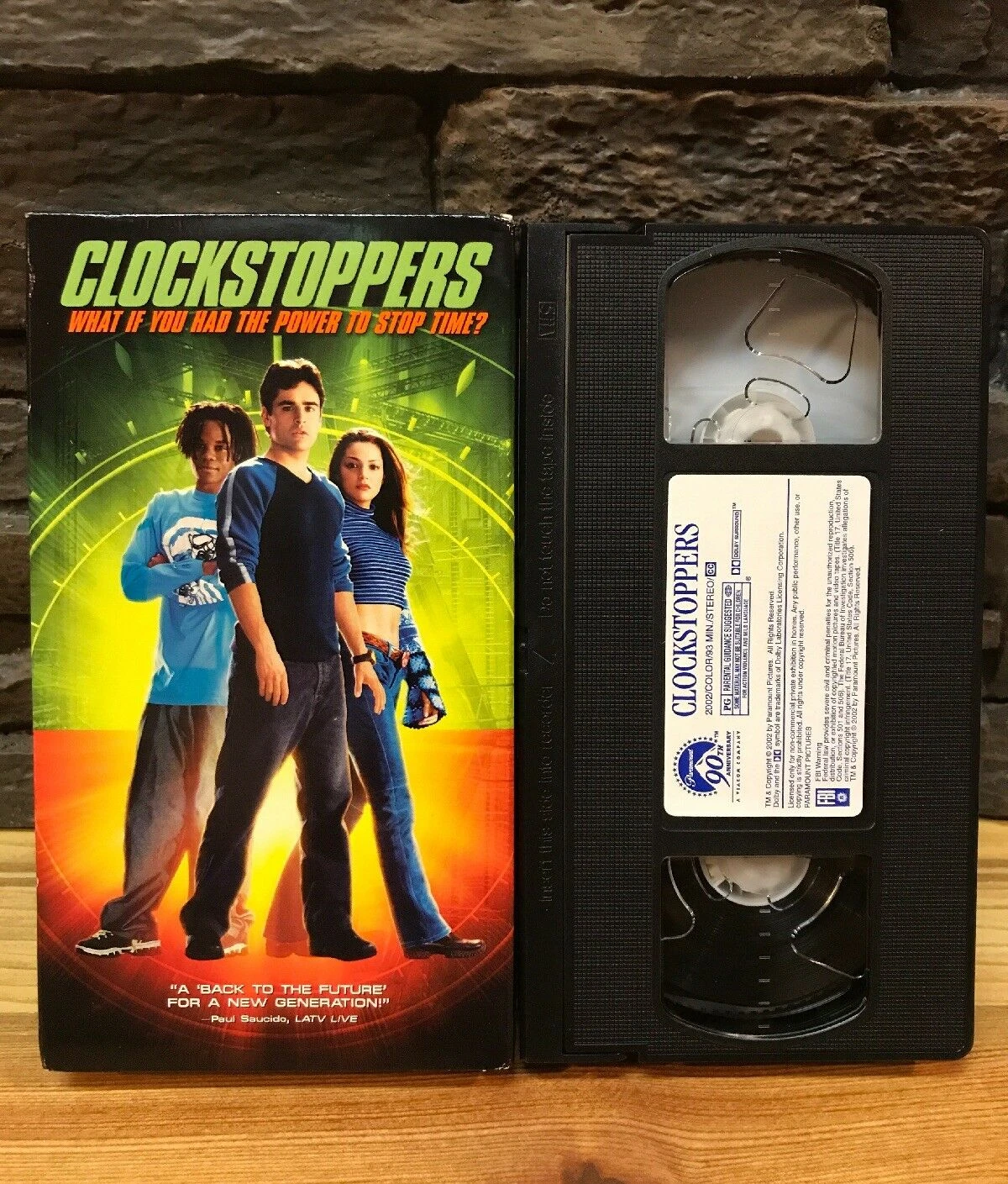 Clockstoppers (2002 VHS) Angry Grandpa's Media Library Wiki Fandom