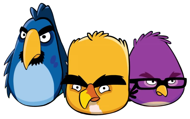 Самые сильные птицы в angry birds