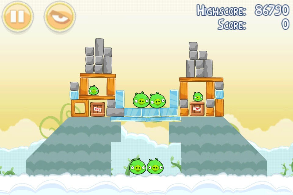 Прохождение angry birds danger above