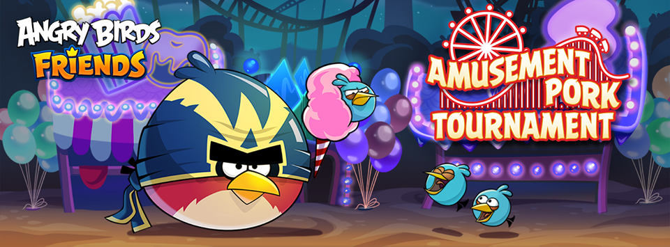 angry birds with friends amusement pork 4
