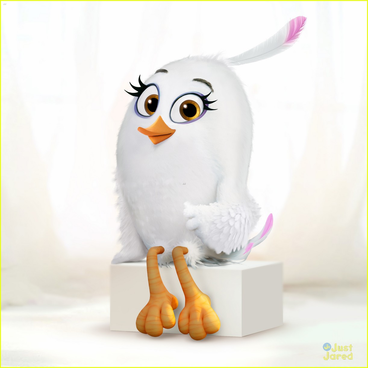 angry birds 2 silver plush toy