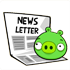 Newspaper piggie