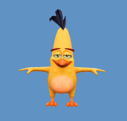 angry birds space chuck