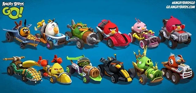 Angry birds на машинах