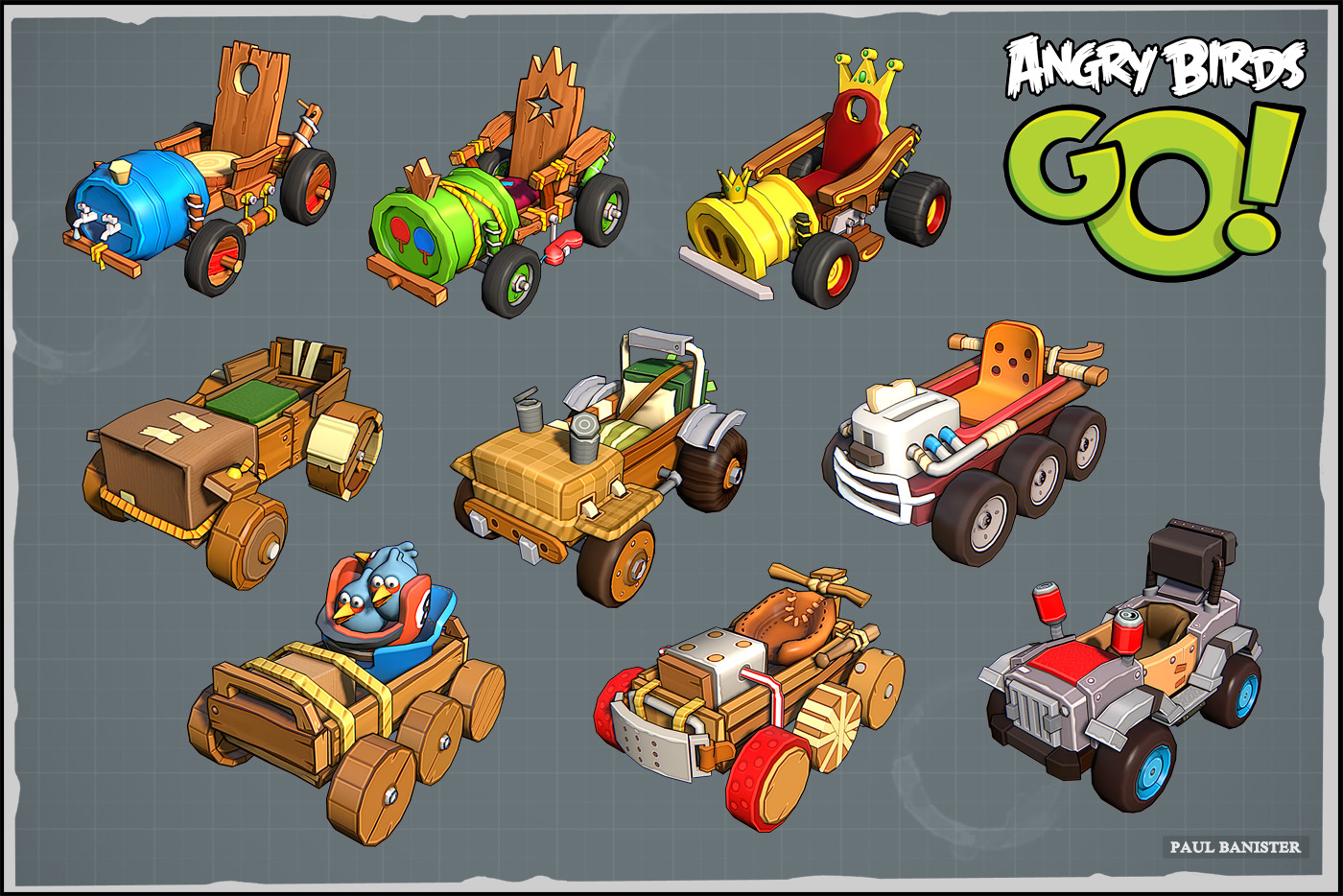 Angry birds go машины