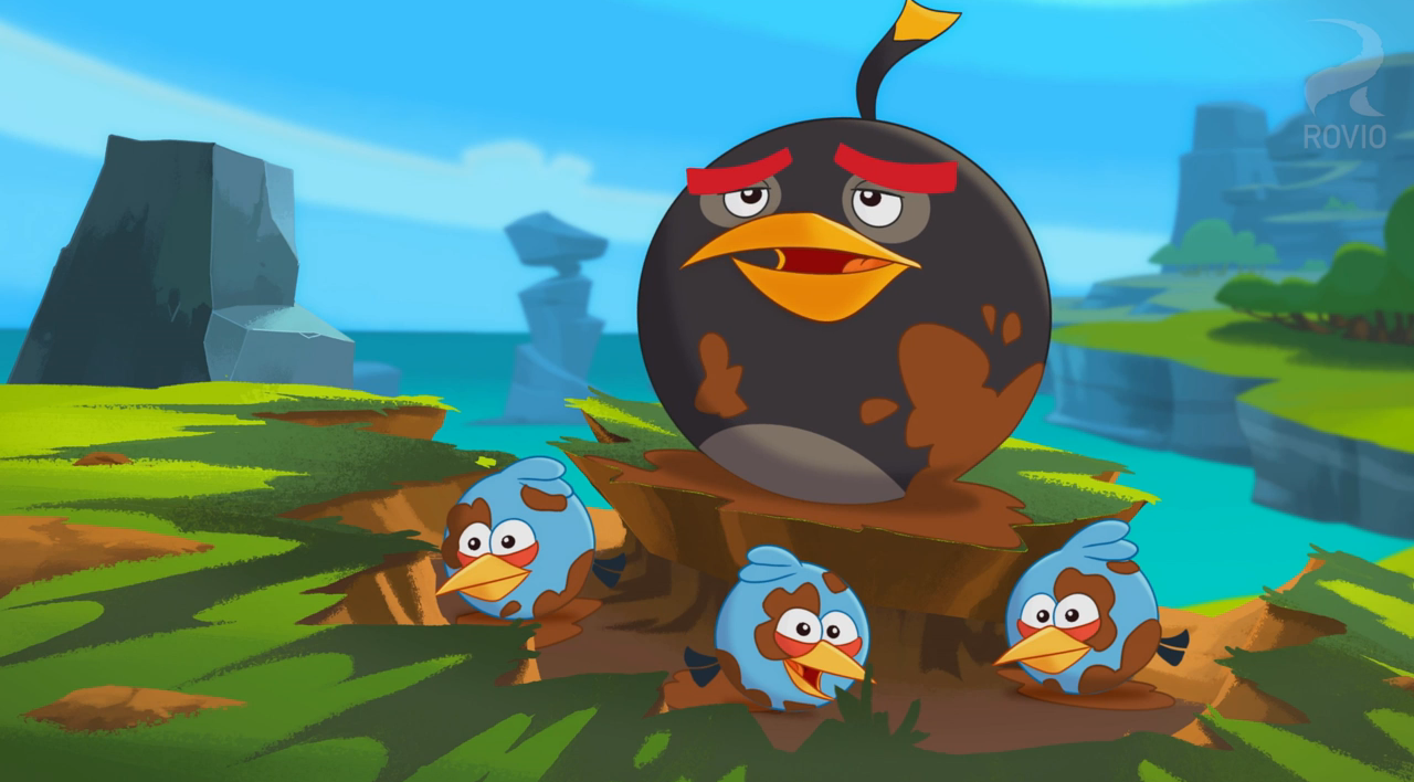 Кто такой бомб из angry birds