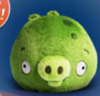 angry birds space fat pig plush