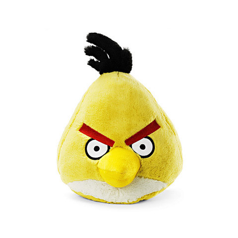 angry birds chuck plush