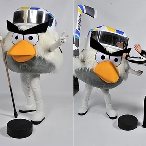 angry birds hockey bird plush