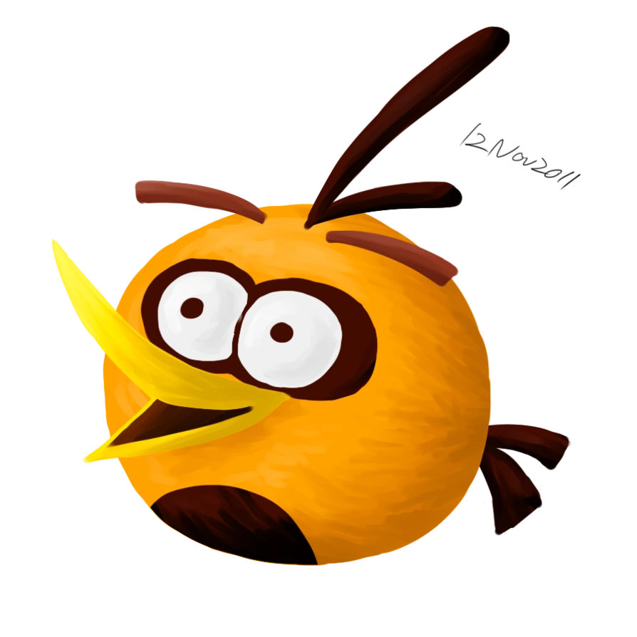 Изображение - Angry orange bird fan art.png | Angry Birds Wiki | FANDOM