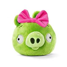 angry birds cowboy pig plush