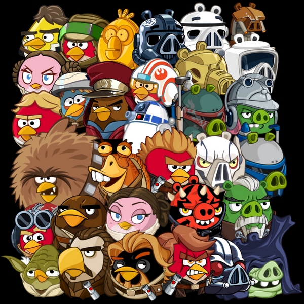 angry birds star wars 2 characters first time