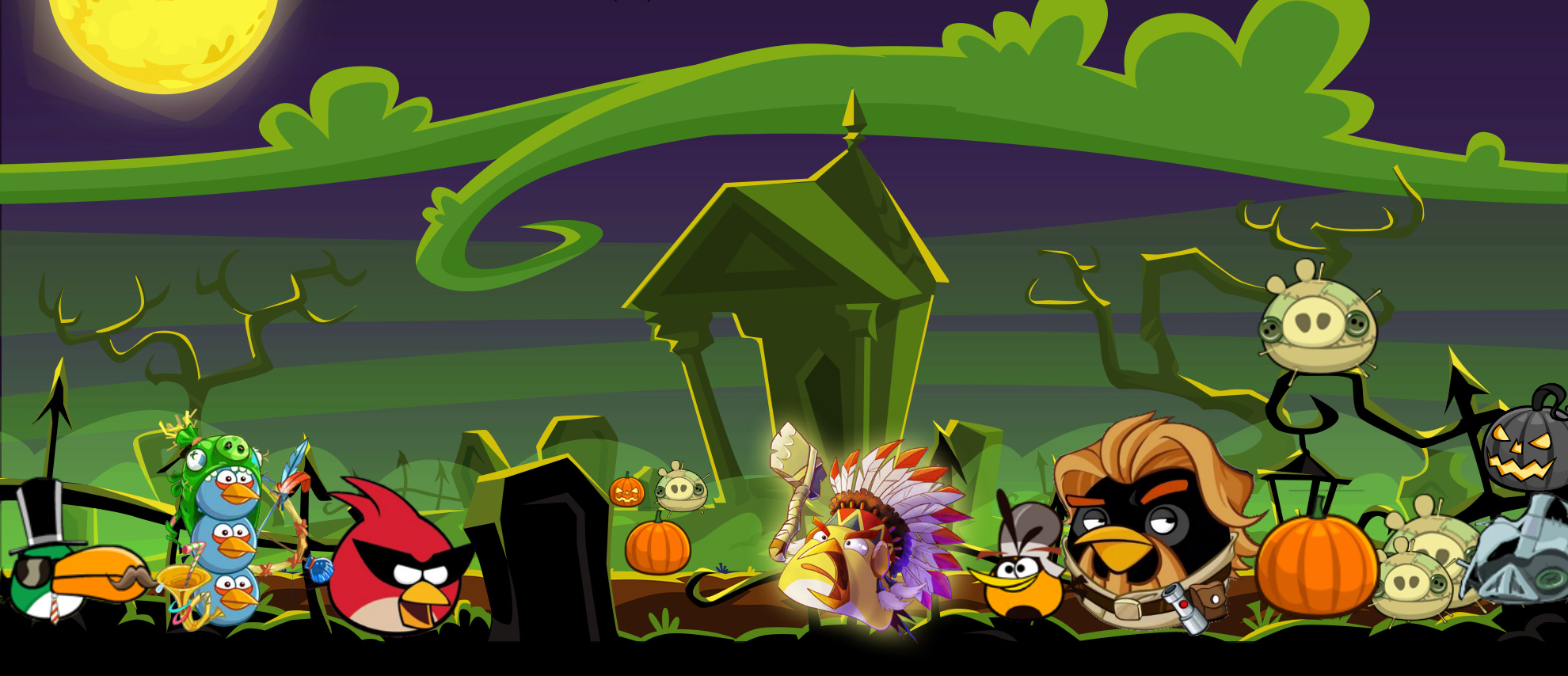 Angry birds seasons moon festival золотой пирог