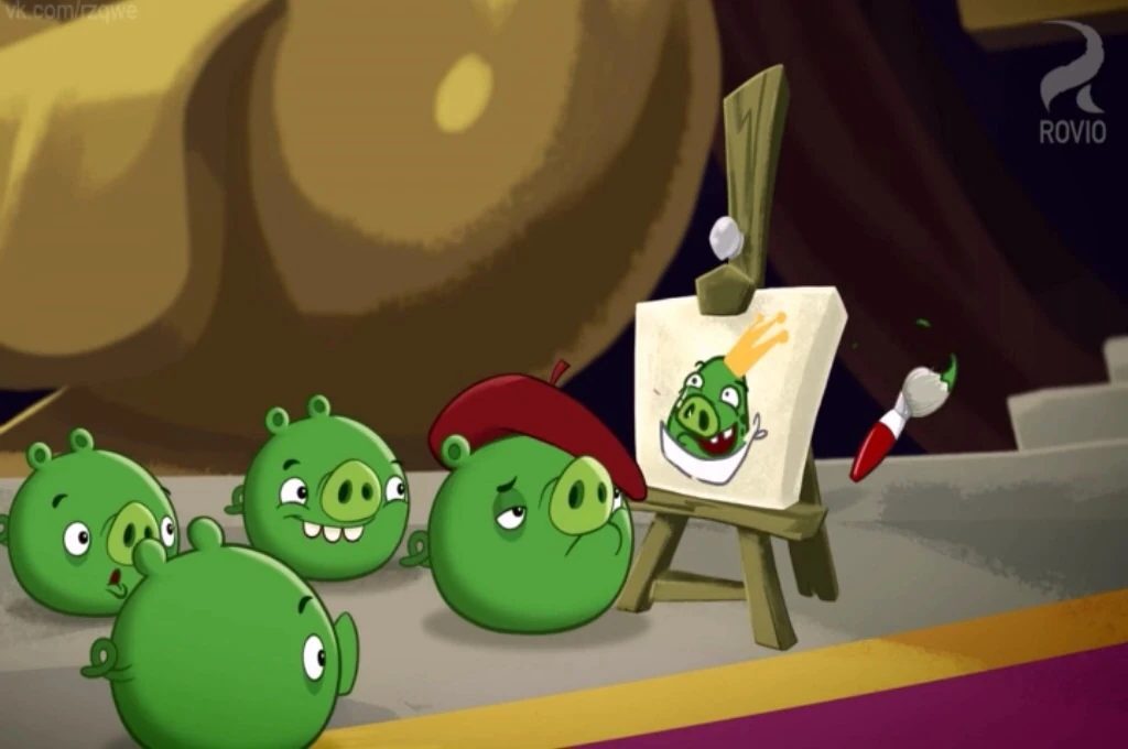 Artist Pig | Angry Birds Wiki | Fandom
