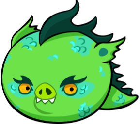 Angry Birds Friends Viking Dragon pig